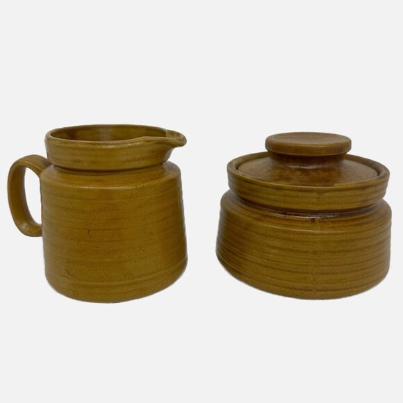 Ridgeway Romany Staffordshire Earthenware Pottery - Creamer & Sugar Bowl - Picture 1 of 16